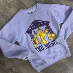 Hércules Muses Disney Purple Sweatshirt For Women Size S Gently Used